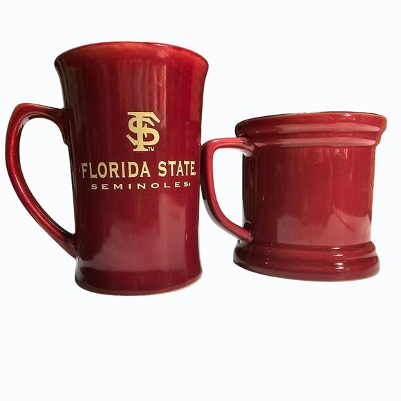 2 Florida State University Seminoles Coffee Mugs  EUC - Picture 4 of 12